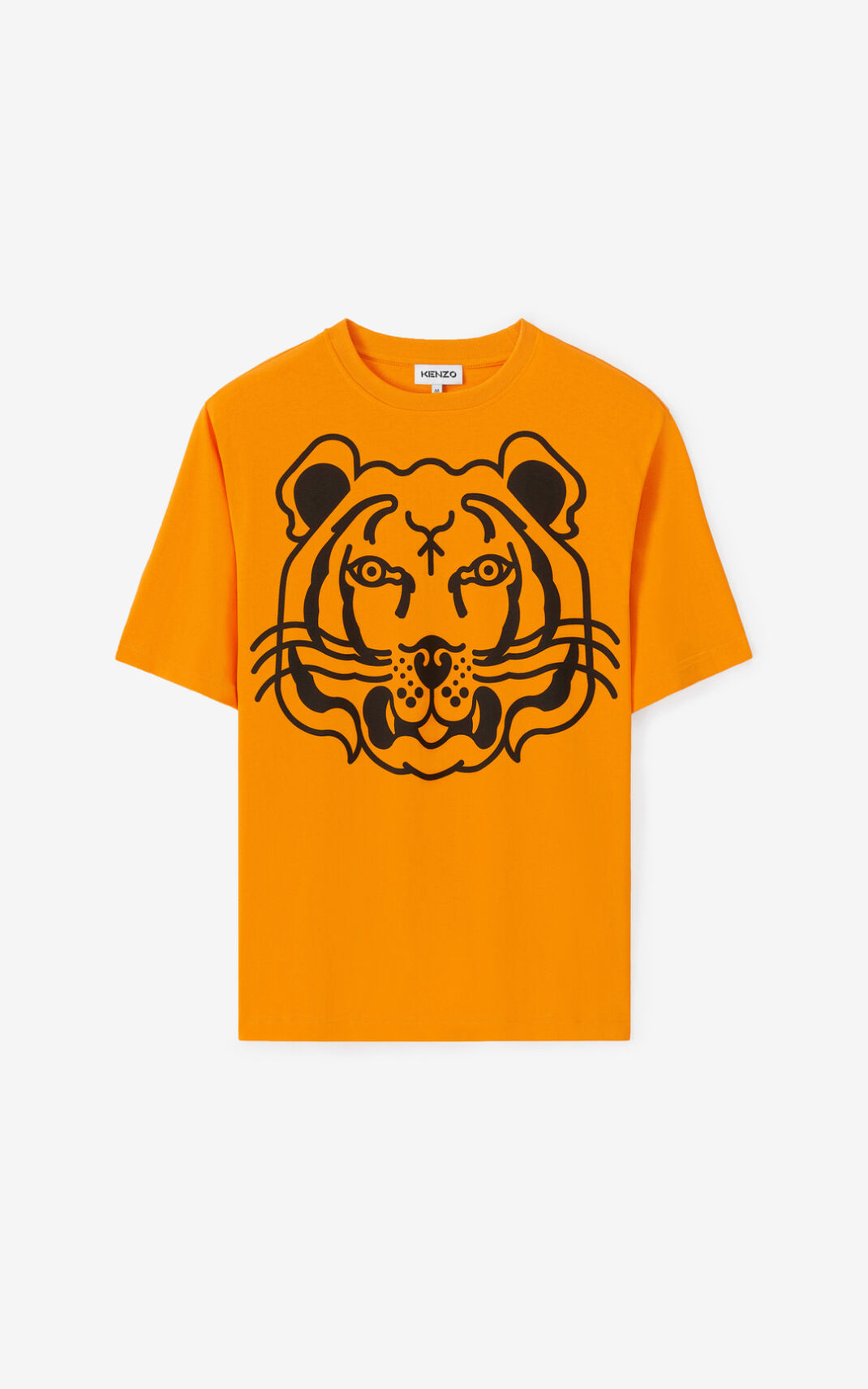 Kenzo K Tiger oversized Tişört Erkek Turuncu | 5374-OVLBT